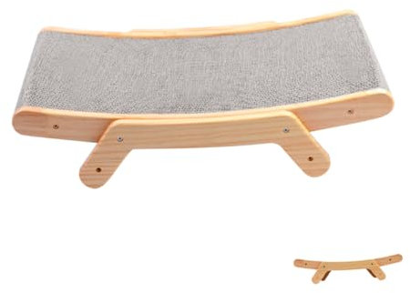 TOGEVAL Indoor Katzenkratzbrett Wellpappe Katzenkratzmatte Für Kätzchen Kratzspielzeug Krallenpflege Schützt Möbel Vor Kratzern Aktivitäts Und Spielpad Für Katzen