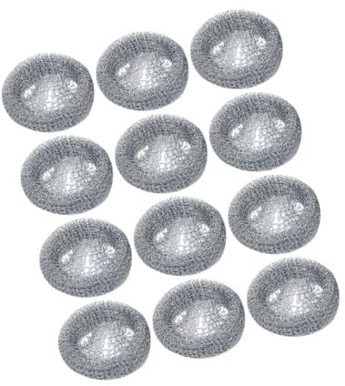 ORFOFE 12pcs Washer Lint Catcher for Hose Lint Traps for Washing Machine Stainless Steel Trap Laundry Catcher for Washer Hose