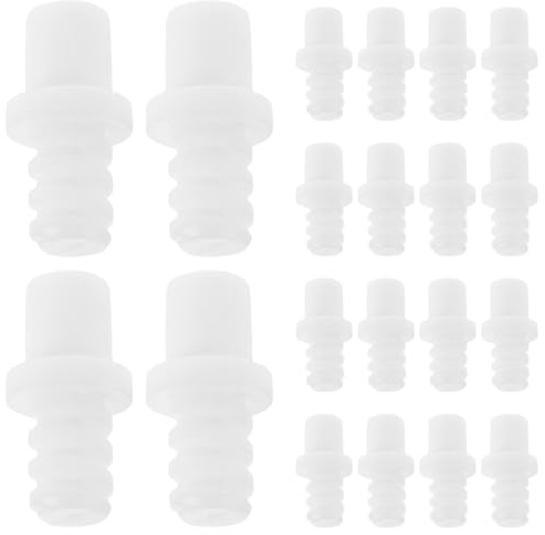 Amosfun Connettore Per Manico Scopino Wc Universale 16Mm Adattatore a Spirale Ergonomico Per Parti Di Ricambio Fissaggio Sicuro Per Testina Scopino Pulizia Bagno