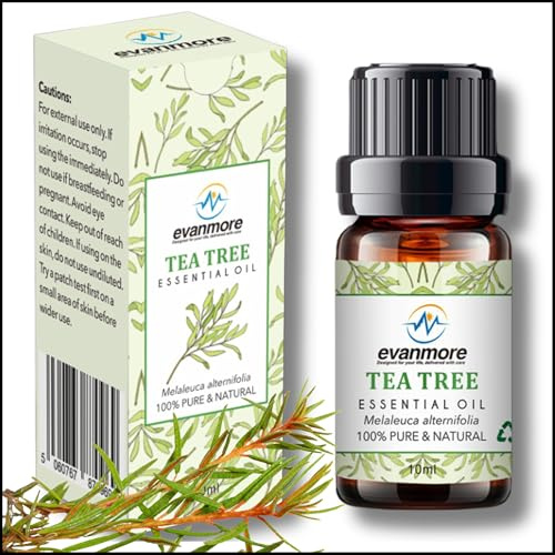 Tea Tree Essential Oil 10ml 100% Pure Natural Undiluted Cruelty Free Oils for Diffuser Diffusers Burners Premium Quality Aromatherapy DIY Candle Making Vegan Melaleuca alternifolia (10ml, Tea Tree)