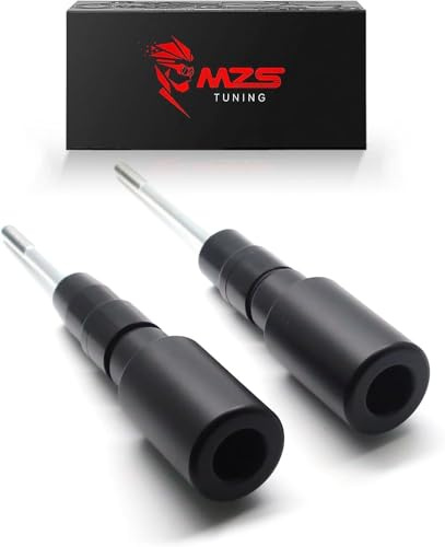 MZS Motorcycle Frame Sliders Compatible with Z650 EX650 ER6F EX 650 2017-2025 / Z650RS 2022-2025, Falling Crash Protector Guards No Cut Kits Black