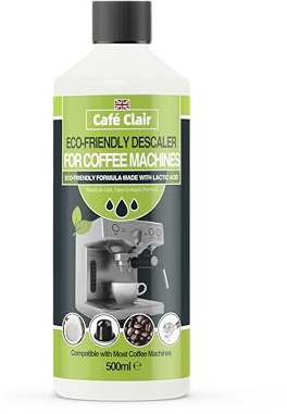 Café Clair - Détartrant pour Machine à Café - Formule à l’Acide Lactique - 500 ml - Pour Machines Expresso et à Dosettes - Automatiques et Bouilloires - Puissant