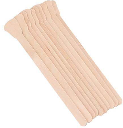 ZJchao Spatole di Cera in Legno, (100 pezzi per confezione)