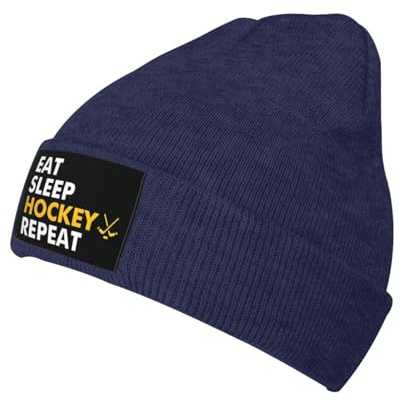 Berretto Hockey Lover Moda Inverno Cappelli Slouchy Berretto Invernale per Sci Corsa Ciclismo