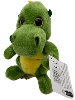 Cornelißen Drache grün Kuscheltier Schlüssel Anhänger Grün 12 cm Plüschtier Drache Stofftier Kinder Geschenk