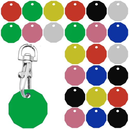 Bulk Trolley Token Keyring Shopping Cart Coin UK Pound Locker Gym Key Clip | Durable plastic, Multiple pack sizes, Lightweight, Reusable