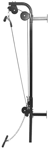 Station de fitness avec tour de traction murale, station de musculation avec kit d'haltères de 30,5 kg, haltères longues et haltères courtes pour entraînement à domicile, design en acier solide