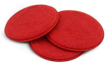 Restorers Leather Care Applicator Pads for Creams and Conditioners, Suitable for Car Seats and Furniture, Pack of 3
