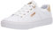 GUESS Women's Loven Sneaker, White, 4.5 UK