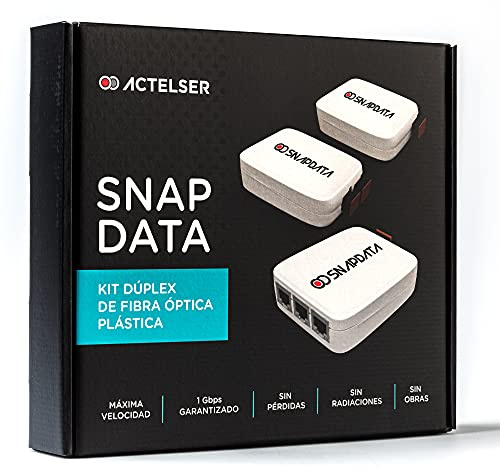 Kit Duplex de Fibra Óptica Plástica Snap Data (50 Metros)
