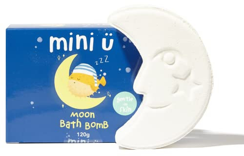 Mini U Moon Bath Bomb - (120g) Fizzing Trail Bath Bomb - Moisturising Shea Butter - Vegan - *Gold Award Winner* - Non Toxic - Perfect Childrens Gift for Fun Bathtimes