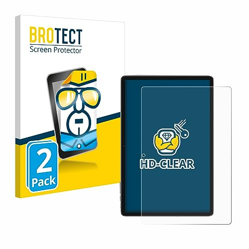 BROTECT Schutzfolie für Blackview Tab 7 WiFi | 2 Stück Transparenter Displayschutz Made in Germany Klare Displayschutz-Folie Clear Einfache Montage Case-Friendly