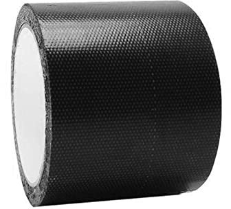 AYYDS Planen Reparaturband, 8CM x 5M LKW Planen Reparatur Klebeband Selbstklebend, Reparatur Wasserdichtes Band Flicken für LKW abdeckplane, Regenfestes Tuch, Markise, Zelt (Schwarz)