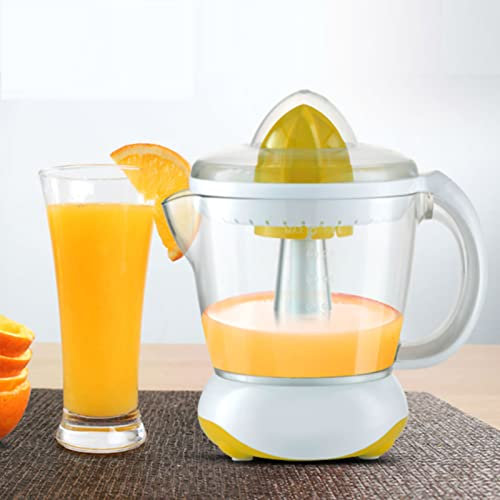 Presse-agrumes électrique Compact Et Automatique, Extracteur De Machine Pour Oranges, Citrons, Limes, Pamplemousses(Blanc)