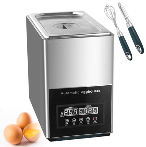 LYFDPN Máquina hervidora de Huevos de 9 litros para Uso Comercial | Rango de Temperatura automático para hervidores de Huevos y Dispositivos para Tortillas