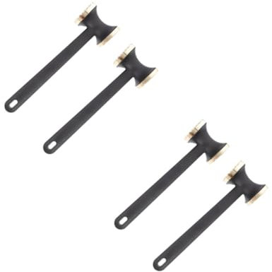 Cabilock 4pezzi Martello Batticarne Dual Sided Inossidabile per Intenerire Bistecche e Essenziali per Gourmet e Grigliate