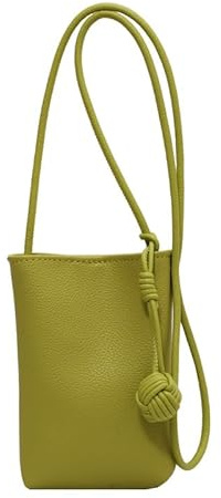 Nvzi Crossbody väska, mobiltelefon axelremsväska, vattentät axelremsväska, handväska med axelrem, handväska (grön)