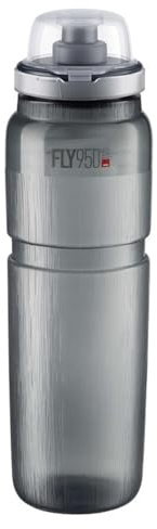 Elite Fly MTB Tex - Botella de agua (950 ml), color gris