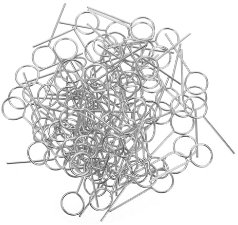 CHICAMPERA 100 Piezas Aguja Extractora Sim Acero Inoxidable para Teléfono Móvil Herramienta Ligera y Portátil para Expulsar Tarjetas Sim Compatible con Múltiples Smartphones Color Plata