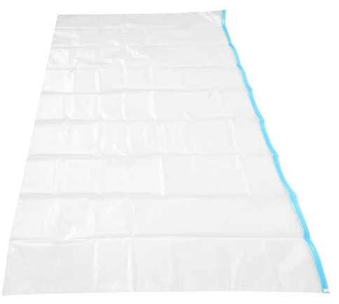 Milisten Sacchetti Sottovuoto per Materassi in Nylon Riutilizzabili Doppia Cerniera e Valvola Antigoccia per Uso Domestico e Salvaspazio Grande Capacità Colore Casuale