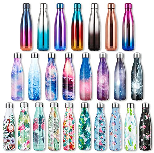 Lalafancy Stainless Steel Insulated Water Bottle 750ml/25oz Double Wall Vacuum Flask Metal Sports Bottles Leakproof Keep Hot and Cold Drinks for Outdoor Camping Gym Hiking Cycling