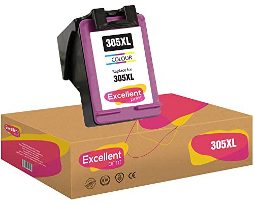 Excellent Print 305 305XL Kompatibel Tintenpatronen für HP DeskJet 2700 DeskJet Plus 4120 Envy 6000 Envy Pro 6400