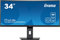 iiyama XCB3494WQSN-B5 34 Inch Curved 1500R VA LCD, 120Hz,USB-C Dock Display, 65W Charging,1ms,21:9 Ultra Wide 3440 x 1440, RJ45, 1x HDMI,1 x DisplayPort, 1 x USB-C,2 x USB, KVM Switch,150 mm HA Stand