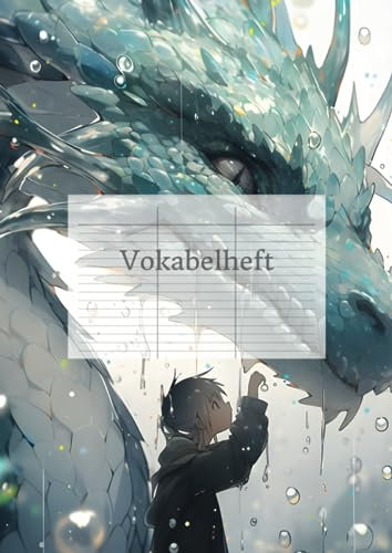 Vokabelheft, drei Spalten: DIN A4, glossy cover (Motiv Anime, Ai, Fantasy, A4 Vokabelheft, Hochglanz Cover, drei Spalten, 50 Seiten, 39 Zeilen)