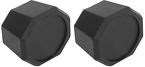 Alomejor 2er Pack Silikon Endkappe f¨¹r Tennisschl?ger Endabdeckung Reparatur R¨¹ckabdeckung Universell Haltbar Widerstandsf?hig Racquetballschl?ger