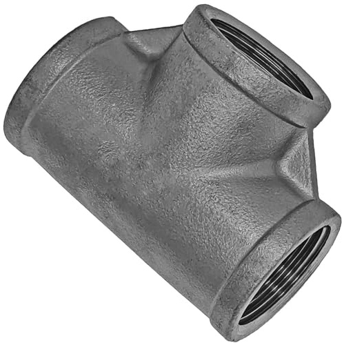 MegaHaustechnik T-Stück, 1 Zoll IG, Gewindefitting Edelstahl V4A | Trinkwasser geeignet, Innengewinde-Innendurchmesser 30mm DN25 Rohr, rostfrei INOX Abzweig 2-Wege Verteiler