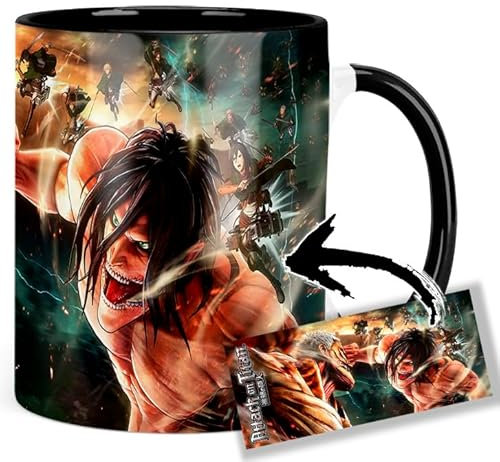 C Tasse Innen & Henkel Schwarz Keramikbecher Mug AAA