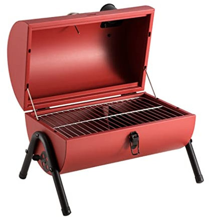 Grille de Camping Barbecue Extérieur Portatif Accessoires De Barbecue À La Maison Barbecue Grill Outils De Barbecue De Voyage En Plein Air Barbecue Portable (Color : Rot)