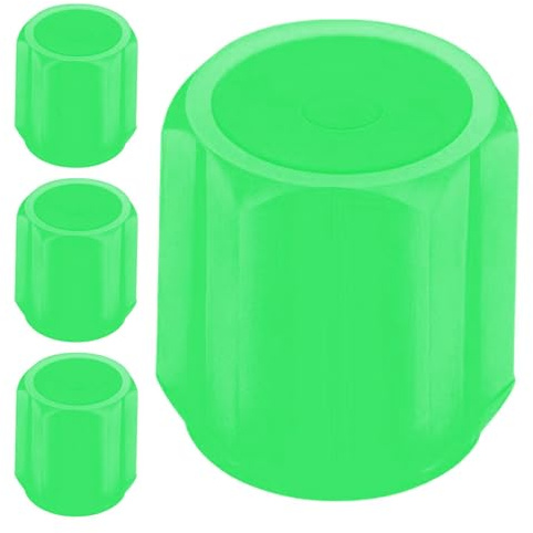 4 Tapones de válvula de neumático de Coche Fluorescente – Tapas vástago válvula de neumático – Universal Tapas de neumático – Válvula de neumático Antipolvo – Accesorio Universal para Camiones, SUV