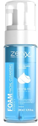 Zenix Foam Facial Cleansing 200 ml - Sanfter Gesichtsreinigungsschaum mit Vitamin E & Proteinen - Erfrischende Gesichtsreinigung & Bartpflege - Für Frau & Mann - Gegen Pickel & Unreine Haut