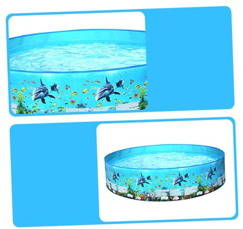 GARVALON Children's round PVC Water Play Pool Toy for Kids | Format, Indoor Household Use, Outdoor Play Setup, Cartoon Style Hard Plastic Build