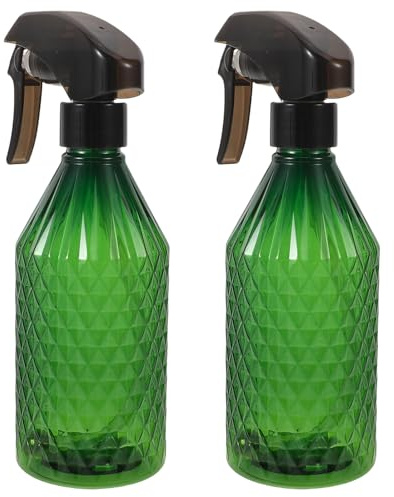 SHOWERORO 2 pulverizadores de agua para peluquería, ideales para estilizar el cabello. Botella pulverizadora de niebla continua de 200 ml con bola de acero. Pulverizador de plástico para peluquería