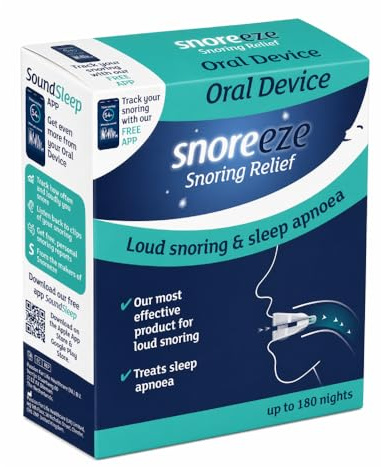 Snoreeze Adjustable Mouthpiece for Snoring Relief and Better Sleep