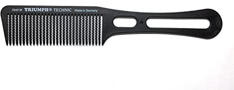 Hercules Sägemann 7643 M Triumph Profi Griffkamm Haarschneidekamm Haarkamm 8,5 Zoll - Maschinen-Schneidekamm - superleicht + glasfaserverstärkt - gewellte Parallel-Zähne 7643M