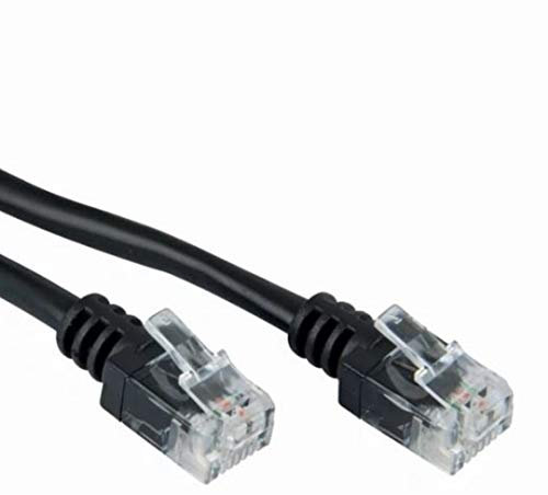 ASNQ 0.5m ADSL Ultra High Speed Broadband Modem Cable RJ11 to RJ11 Telephone Extension Internet Wire Network