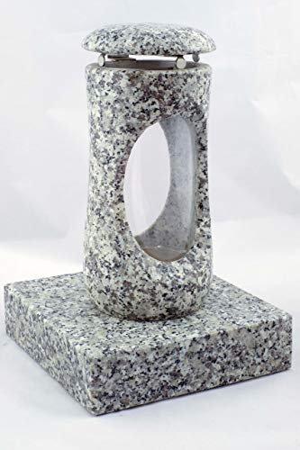 designgrab Design small Grablampe mit Sockel aus Granit Schlesisch, sehr ähnlich dem Tarn und Bianco Sardo