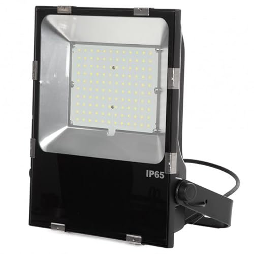 Proyector LED 100W 17000Lm 6000ºK PRO SMD3030 IP65 Regulable 100.000H [1916-NS-HVFL100W-CP-CW] | Greenice