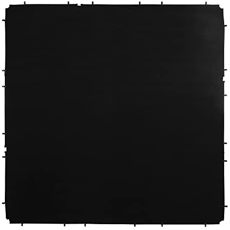 Manfrotto Toile Skylite Rapid Très Grande 3 x 3 m en Velours Noir Masque pour Bloquer ou Atténuer Une Lumière - Remplissage Négatif - LL LR83302