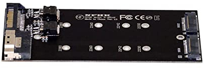 NFHK Dual 2X NVME M.2 AHCI auf PCIE Express 3.0 4.0 Slimline SFF-8654 8X Raid Card VROC Raid0 Hyper Adapter