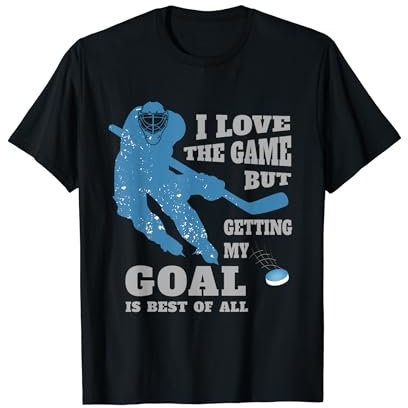 Eishockeyschläger Puck Eissport Eishockey T-Shirt