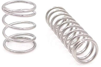 Druckfedern 10 Stück Kompression Kleiner Federdurchmesser 0,3 mm Außendurchmesser 3 mm Drucklänge 5 mm - 50 mm Feder aus Edelstahl 304 25 mm Federstifte (Color : 15mm, Size : One Size) (40mm One