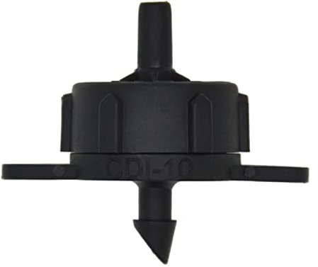 DRIPALIA Gotero para Riego Autocompensante - Caudal de 4 L/H - Riego por Goteo - para Tuberías de 16 mm, 20 mm y microtubos - Presión de Trabajo de 0,5 a 3 atms 60 Unidades