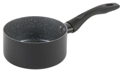 Progress BW12912EU7 Marble Ceramic Pentola a casseruola 20 cm - antiaderente con rivestimento in ceramica marmorizzata, adatta all'induzione, Pentole Leggere, Con Impugnatura Morbida, Capacità 2,5 L