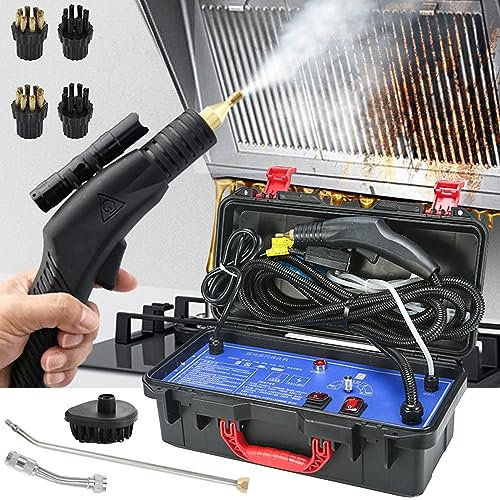 Miuxe Limpiador Vapor Inalámbrico De Alta Presión, 100-120℃ Máquina Limpiadora De Baño Portátil De Alta Temperatura para Detallar Automóviles, Máquina Limpiadora De Lechada Mano De Trabajo Pesado