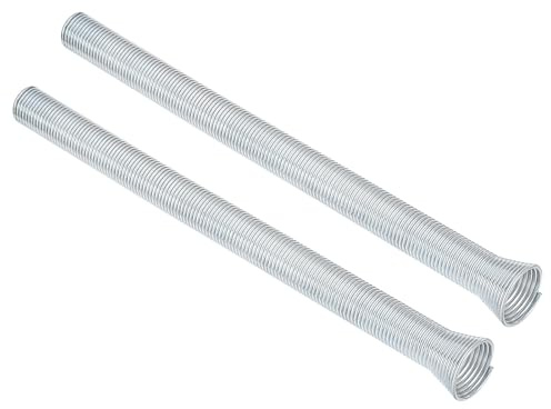 QUARKZMAN 2pz 13.78''X0.76'' Molla Tube Curvatore Spirale Molla Argento | Curvatore per Tubi Rame Alluminio e Tubi Acciaio Parete Sottile, per Tubo OD 3/4'', Flessione Molla, per Tubi Rame