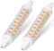 wossluck R7S LED 118mm Dimmbar 10W Warmweiß 2700K Ersatz 100W R7S Halogenlampe, R7S 118mm Stablampe AC 220V-240V, 2 Stück